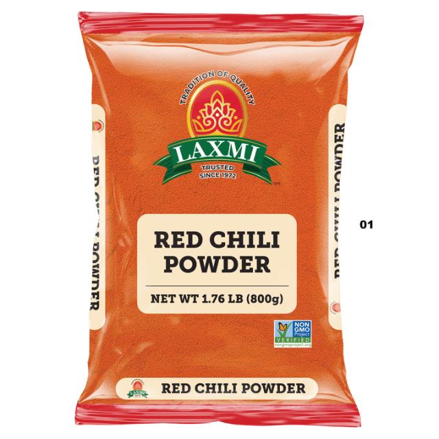 LX. RED CHILI POWDER 10X800 GM (NONGMO)