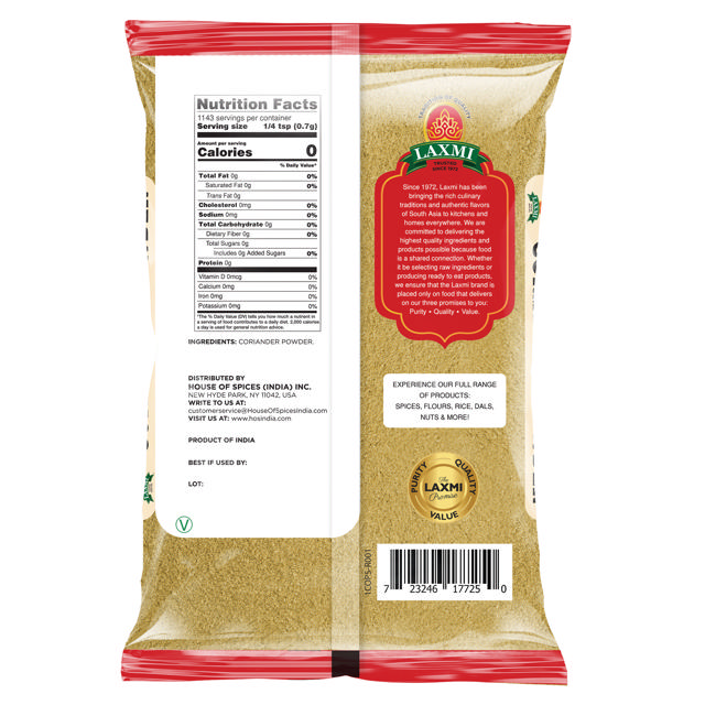 LX. CORIANDER POWDER 10X800 GM (NONGMO)