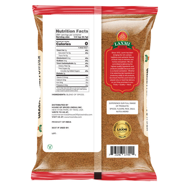 LX. GARAM MASALA 6X4 LB CS (NONGMO)