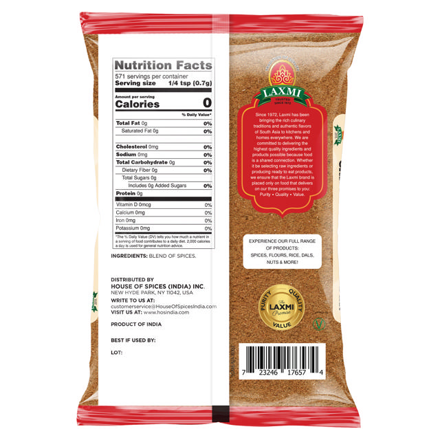 LX. GARAM MASALA 20X400 GM (NONGMO)