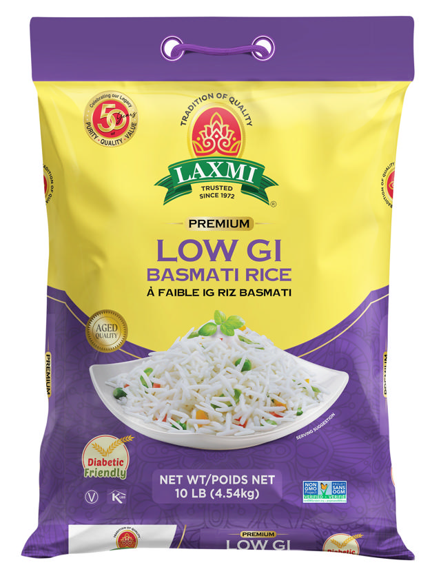 LX. LOW GI BASMATI RICE 10 LB IN