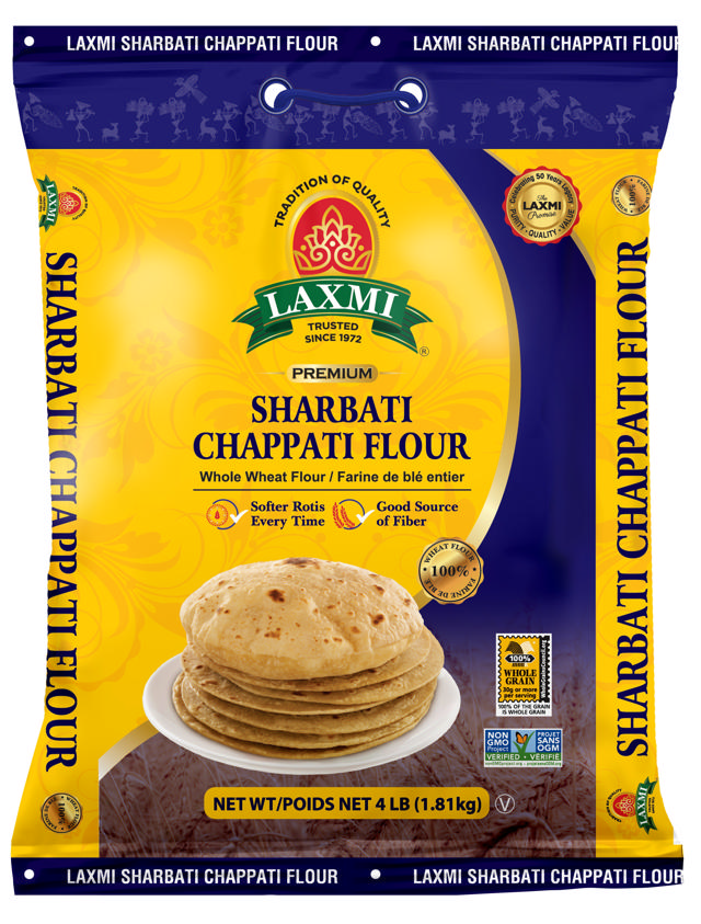 LX. SHARBATI CHAPATI FLOUR 10X4 LB (NONGMO)