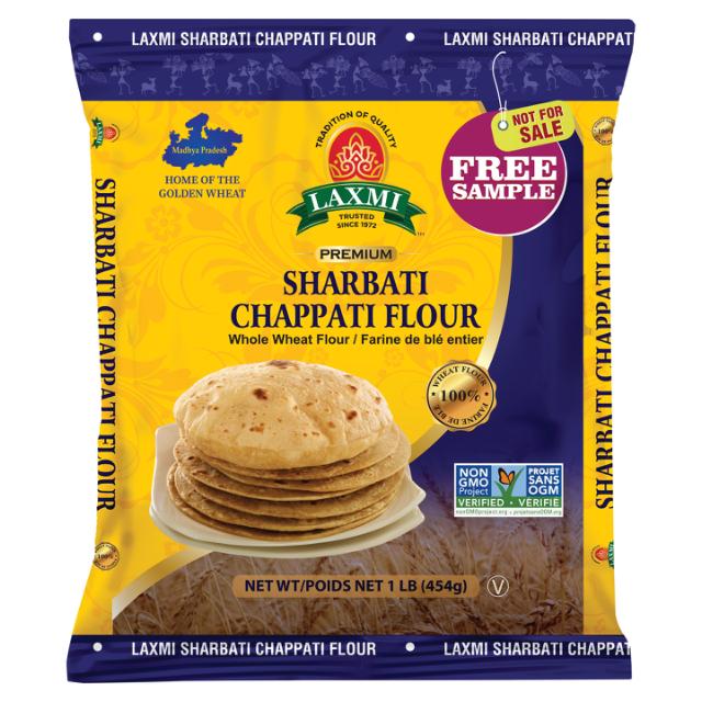 LX. SHARBATI CHAPATI FLOUR 25X1 LB (FREE SAMPLE)