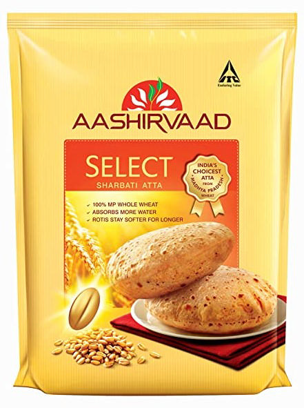 AASHIRVAAD ATTA SHARBATI SELECT 4X10 LB (EXP PACK)