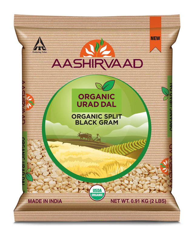AASHIRVAAD ORGANIC URAD DAL 12X2 LB