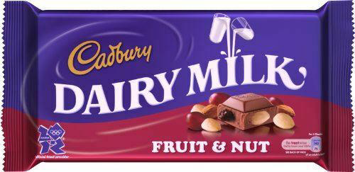 CADBURY FRUIT & NUT 18X110 GM