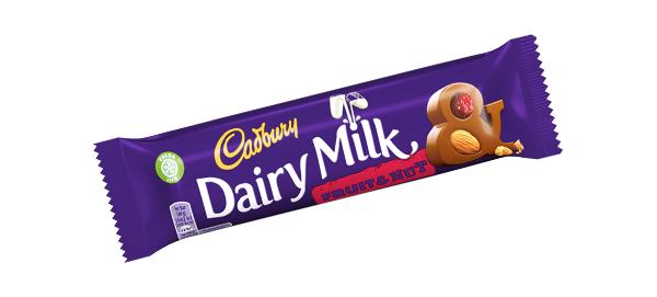 CADBURY DAIRY MILK FRUIT & NUT CHO. STD 48X45 GM