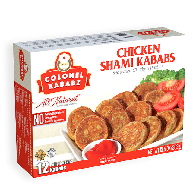 COLONEL CHICKEN SHAMI KABAB 12X360 GM 12PC