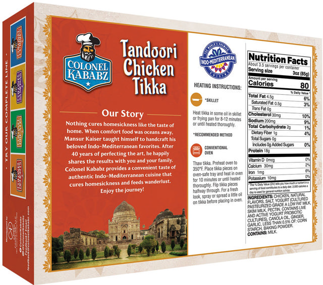 K.F. CHICKEN TIKKA MASALA 8X312 GM