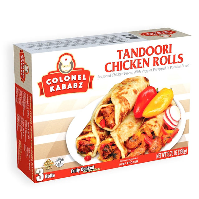 C.K. TANDOORI CHICEKN ROLL (3 PCS) 12X390 GM