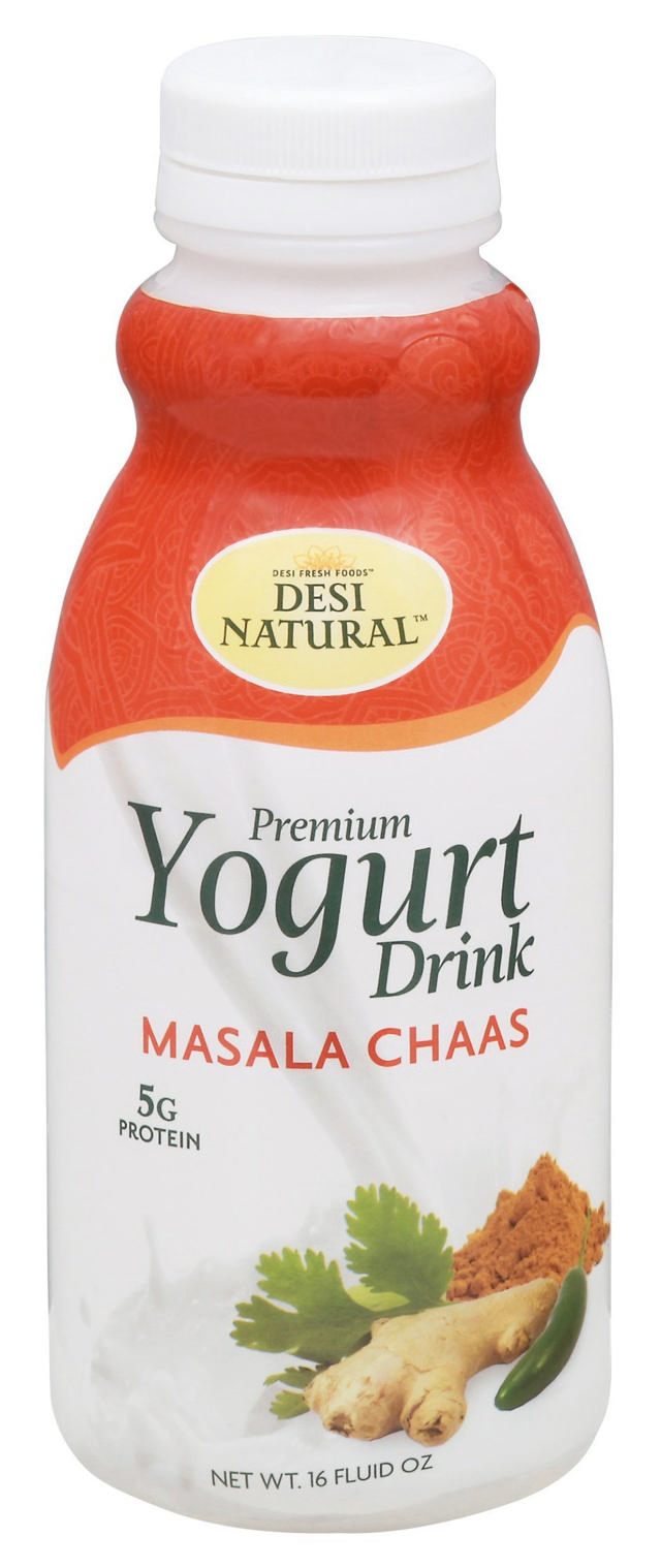 DESI NATURAL SPICED YOGURT DRINK(CHAAS) 12X10 OZ
