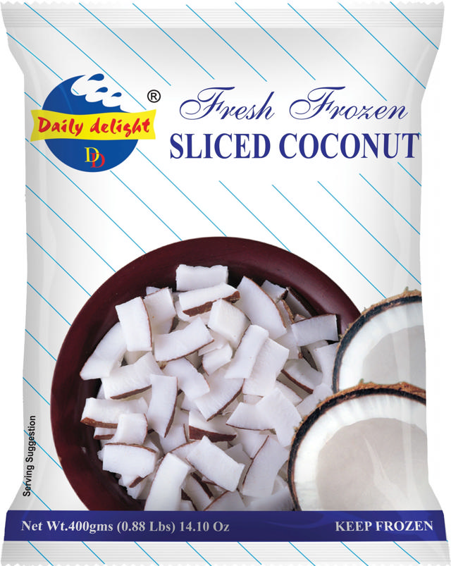 DAILY DELIGHT COCONUT SLICED 12X400 GM