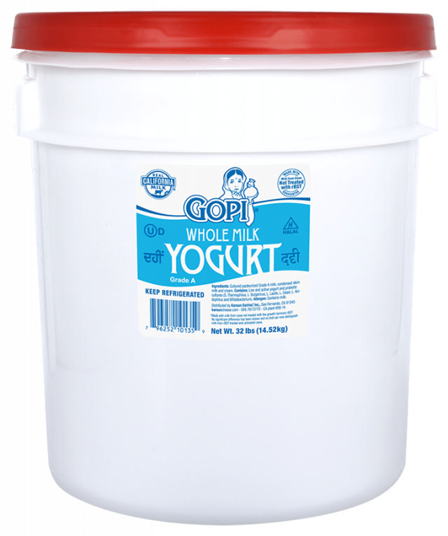 GOPI YOGURT PAIL 32 LB