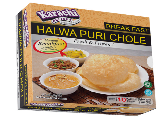 K.D HALWA PURI CHOLE 12X980 GM