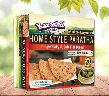 K.D HOMESTYLE PARATHA BLK 8X20X60 GM