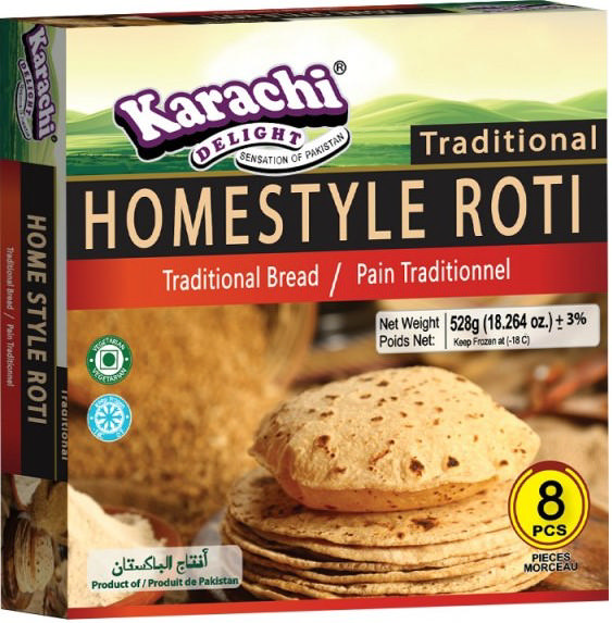 K.D HOMESTYLE ROTI 20X8X70 GM