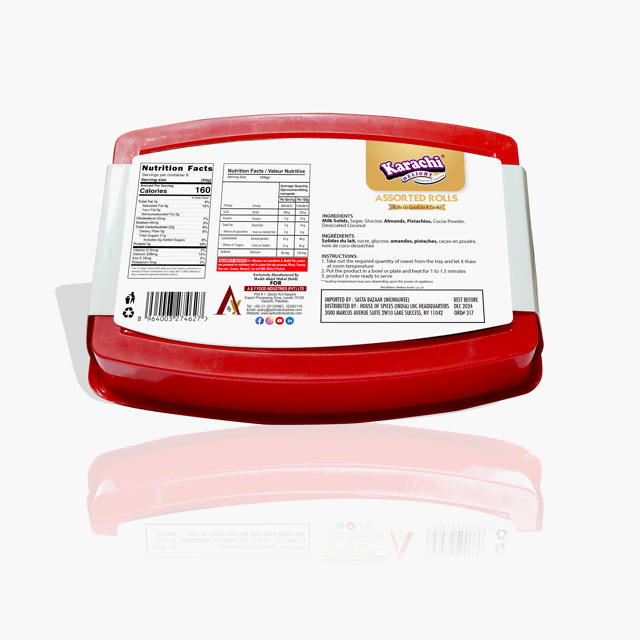 K.D ASSORTED ROLLS 12X1 LB [PS]