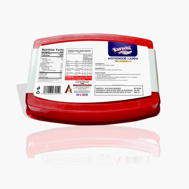 K.D MOTICHOOR LADOO 12X1 LB