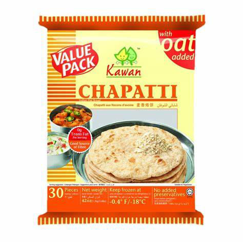 KAWAN OAT CHAPATI BLK 12X24X50 GM NO RTN