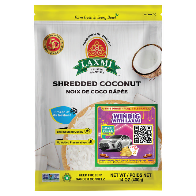 LX. FR. SHREDDED COCONUT 24X400 GM (DIWALI PROMO)