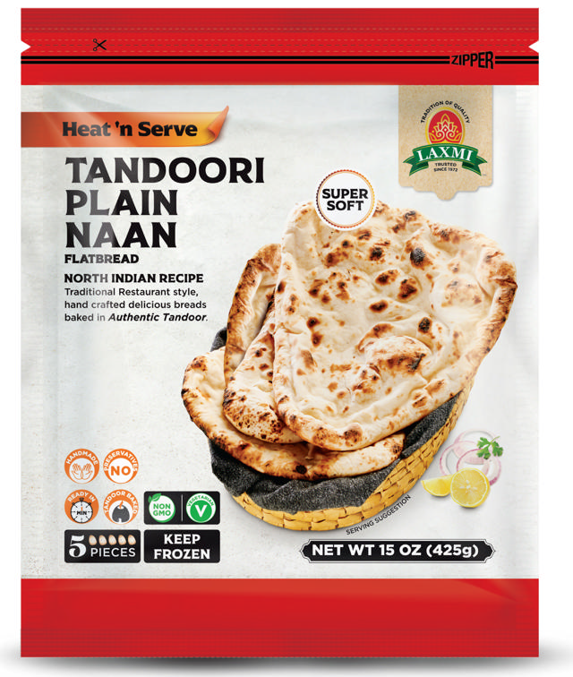 LX. TANDOORI PLAIN NAAN 24X5X85 GM 
