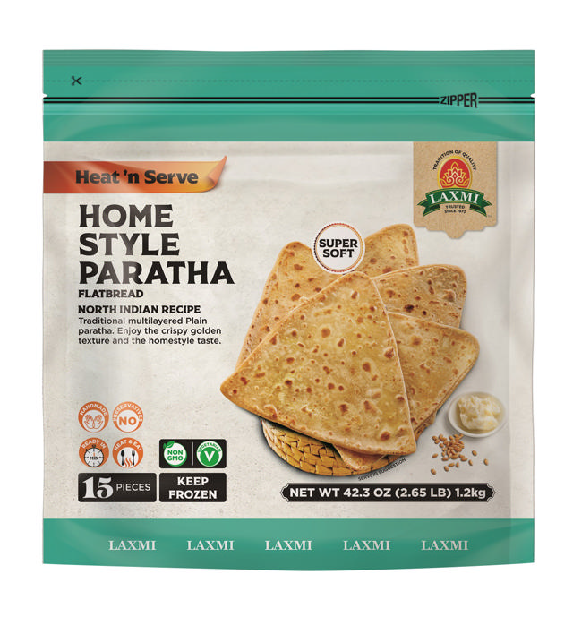 LX. HOMESTYLE PARATHA BLK 8X15X80 GM 
