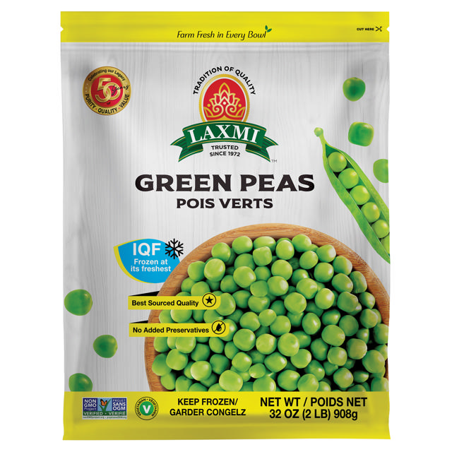 LX. FROZEN INDIAN GREEN PEAS BLK 8X908 GM (NONGMO)