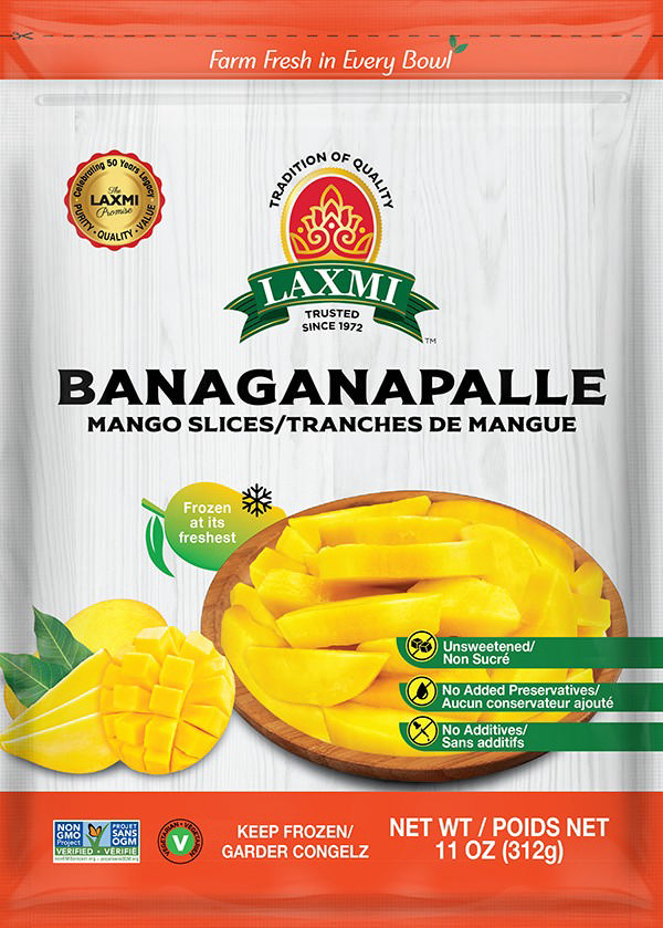 LX. FROZEN BANGANAPALLI MANGO SLICES 12X312 GM