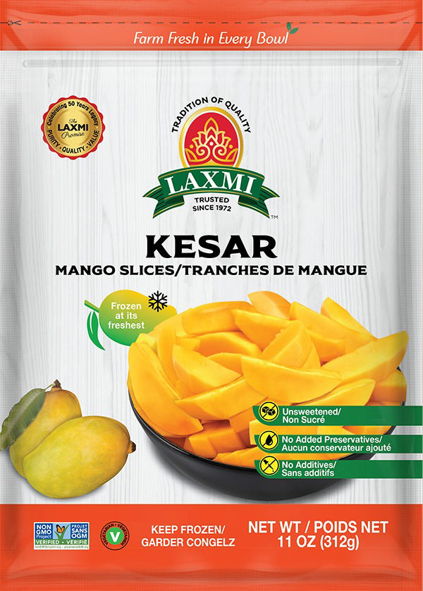 LX. FROZEN KESAR MANGO SLICES 12X312 GM 