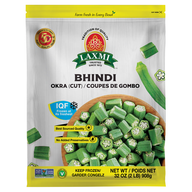 LX. FROZEN OKRA CUT BLK 8X908 GM (NONGMO)