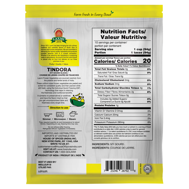 LX. FROZEN TINDORA CUT BLK 8X908 GM (NONGMO)