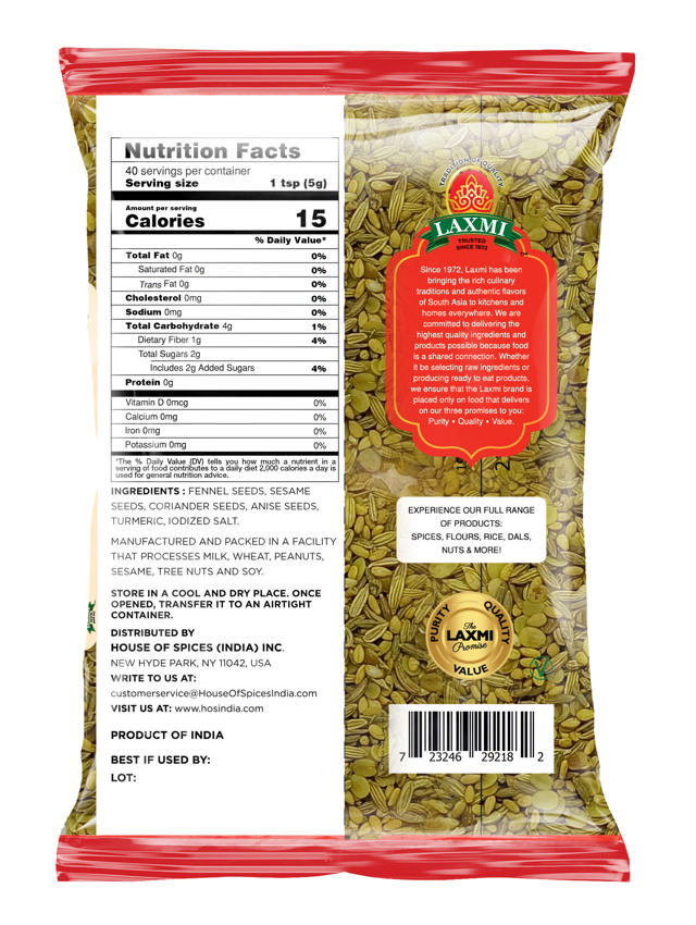 LX. MUKHWAS GUJARATI 20X200 GM