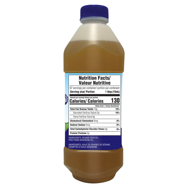 LX. INDIAN GINGELLY OIL 10X34 OZ (1 LTR)