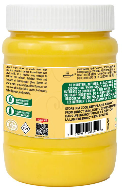 LX. GRASS FED GHEE 12X14 FL OZ