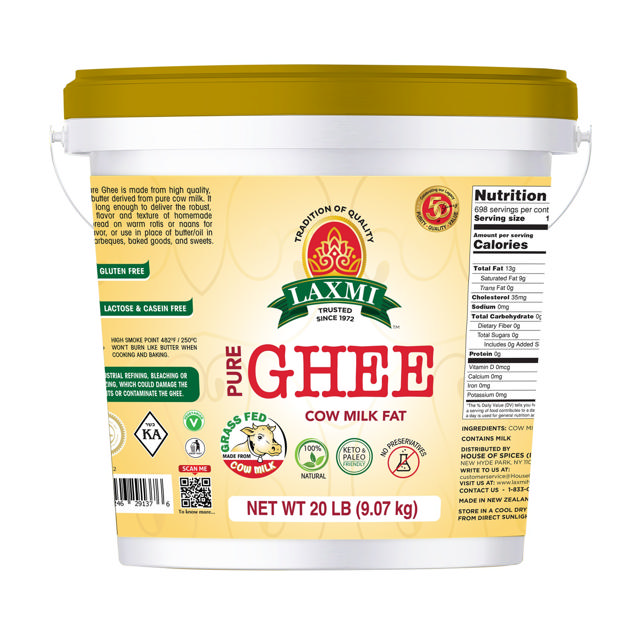 LX. GRASS FED BUTTER GHEE BLK 20 LB