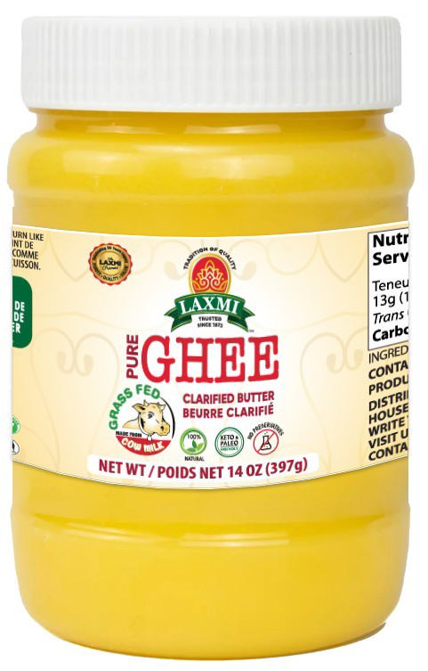 LX. GRASS FED BUTTER GHEE 12X14 FL OZ