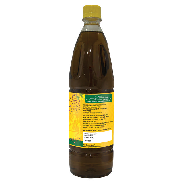LX. KACHI GHANI MUSTARD OIL 12X34 OZ (1 LTR)