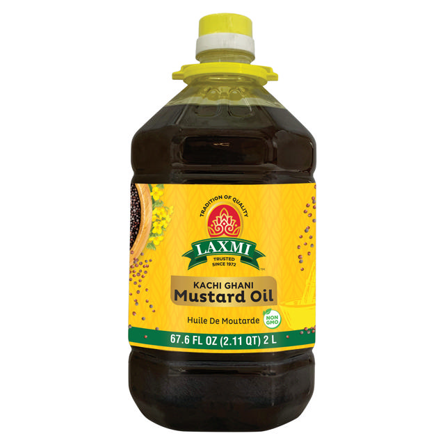 LX. KACHI GHANI MUSTARD OIL 6X68 OZ (2 LTR)