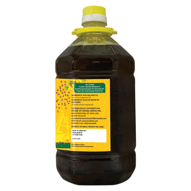 LX. KACHI GHANI MUSTARD OIL 6X68 OZ (2 LTR)