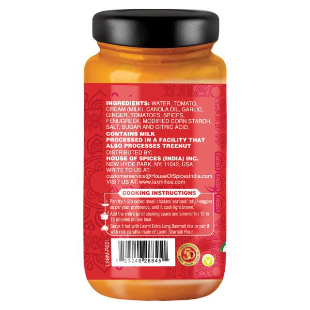 LX. BUTTER MASALA SAUCE 12X12.5 OZ