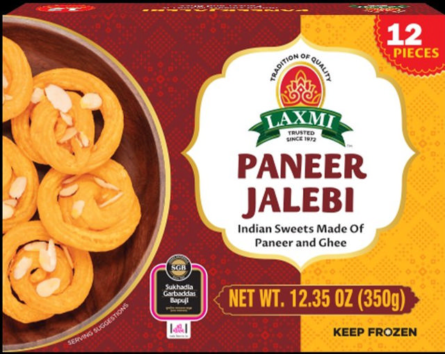 LX. PANEER JALEBI 12X350 GM
