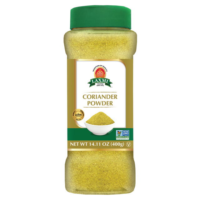 LX. CORIANDER POWDER (JAR) 12X400 GM (NONGMO)