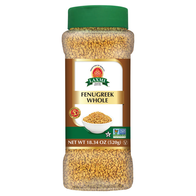 LX. FENUGREEK WHOLE (JAR) 12X520 GM (NONGMO)