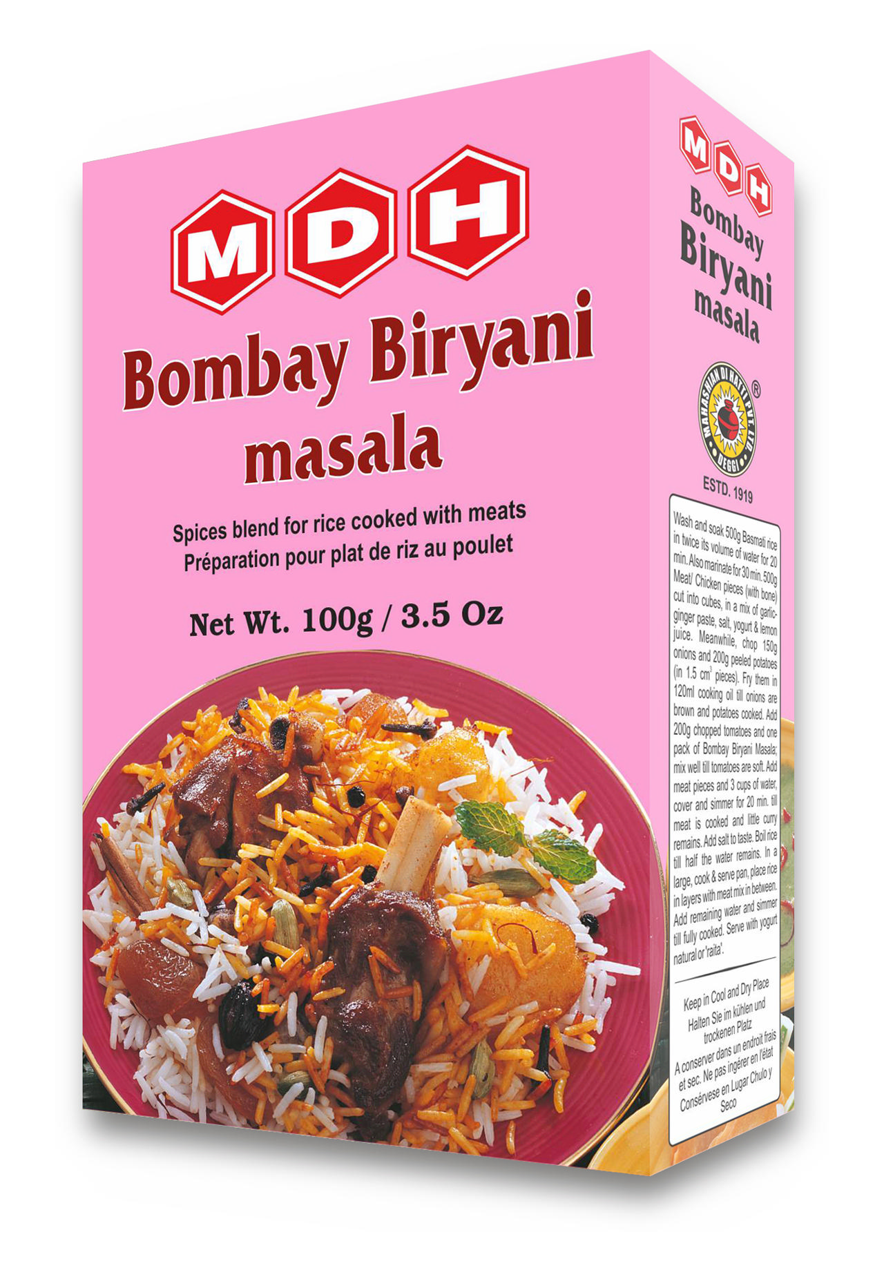 MDH BOMBAY BIRYANI MASALA 10X100 GM