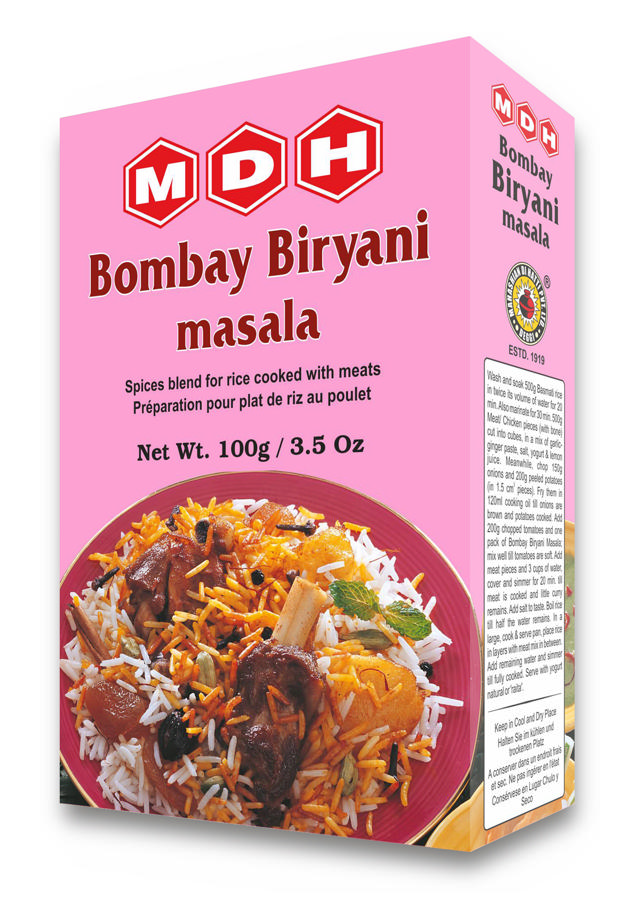 MDH BOMBAY BIRYANI MASALA 10X100 GM IN
