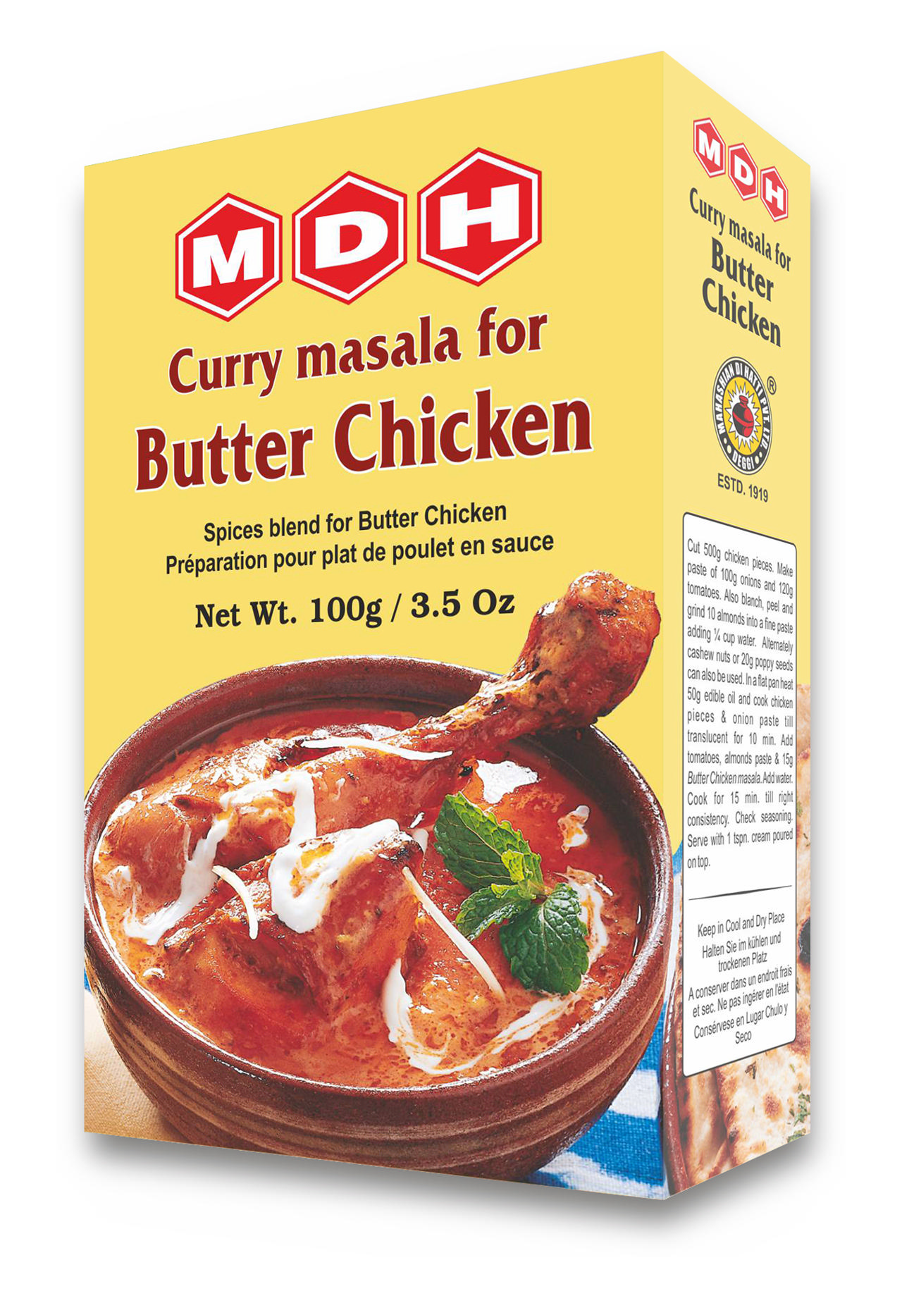 MDH BUTTER CHICKEN MASALA 60X100 GM 