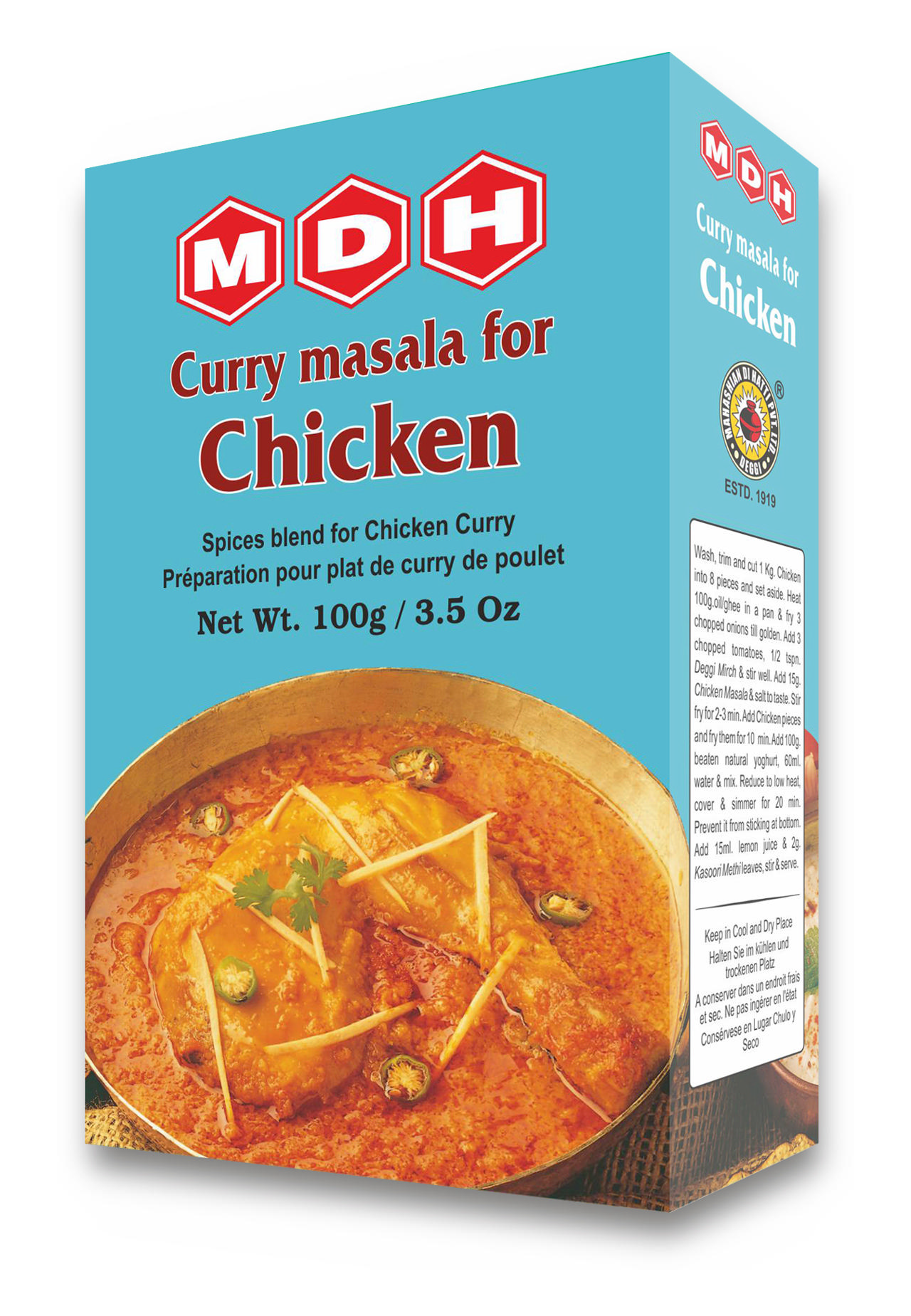 MDH CHICKEN CURRY MASALA 60X100 GM 