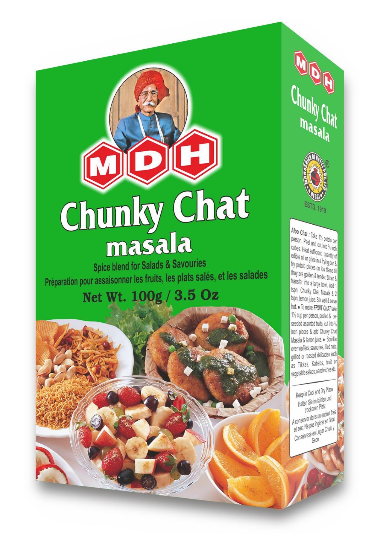 MDH CHUNKY CHAT MASALA 60X100 GM 