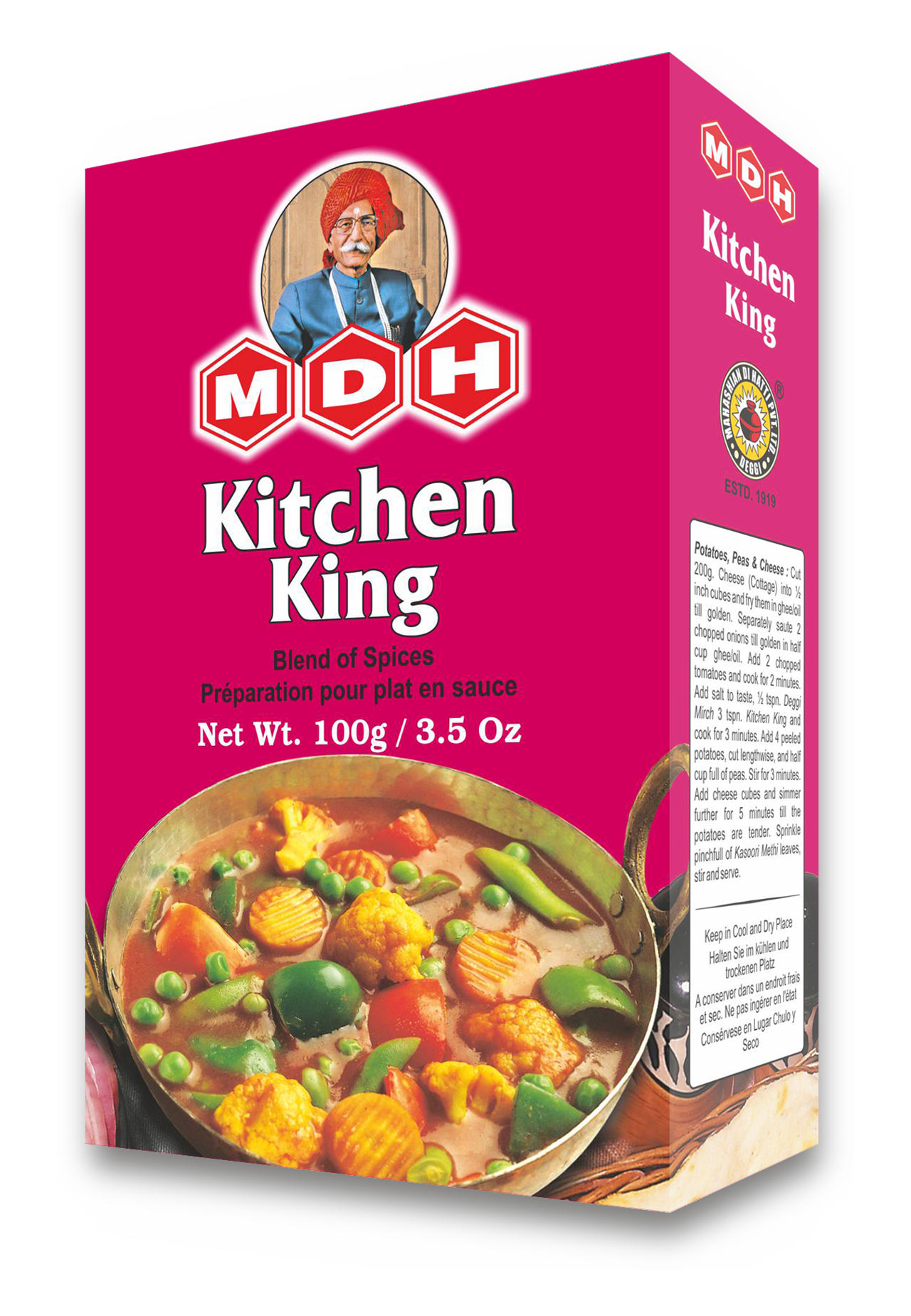 MDH KITCHEN KING MASALA 60X100 GM 