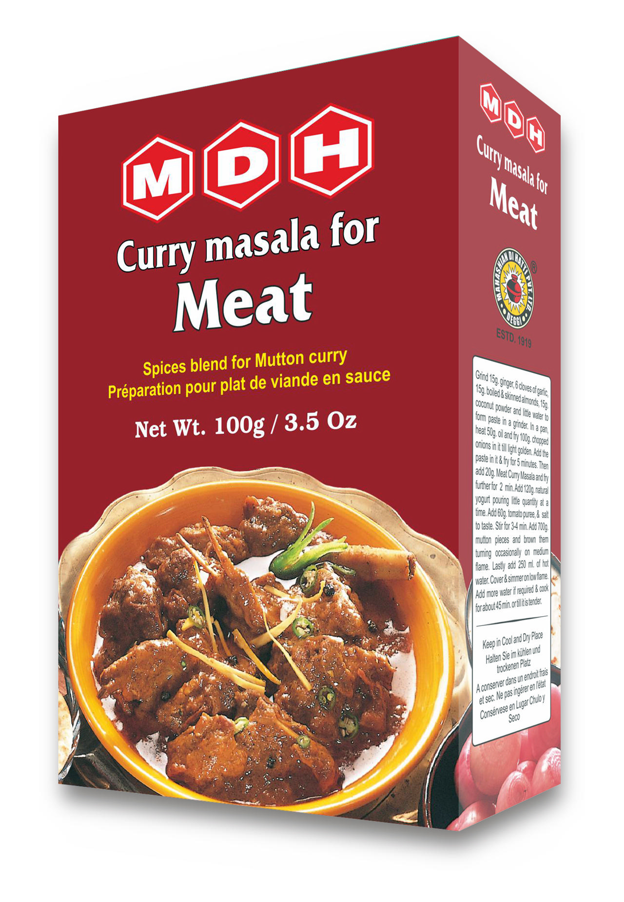 MDH MEAT MASALA 60X100 GM 